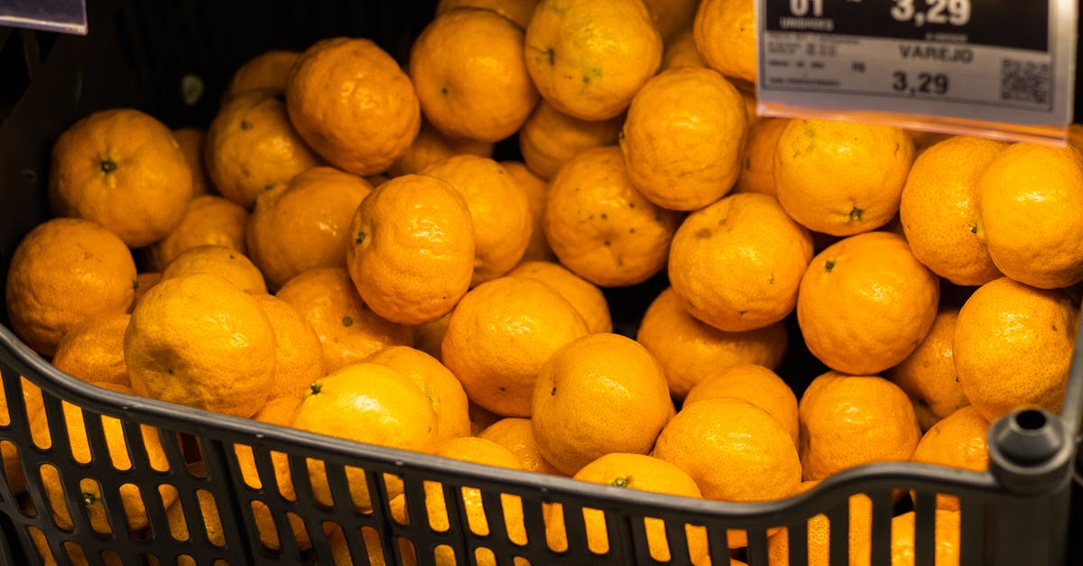 Seville oranges for marmalade - how important is freshness? - Yellow Citrus Fruits on Blue Plastic Basket