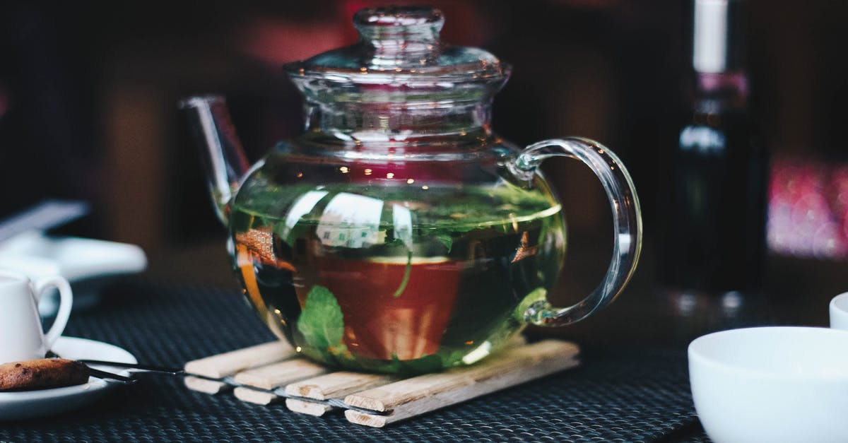 Shatter resistant tea carafe/pitcher/pot - Clear Glass Teapot