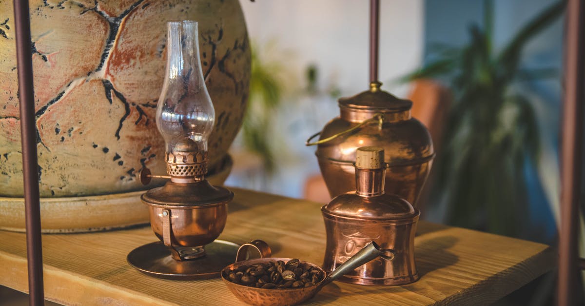 Shelf life of marmalade - Brass-colored Oil Lamp