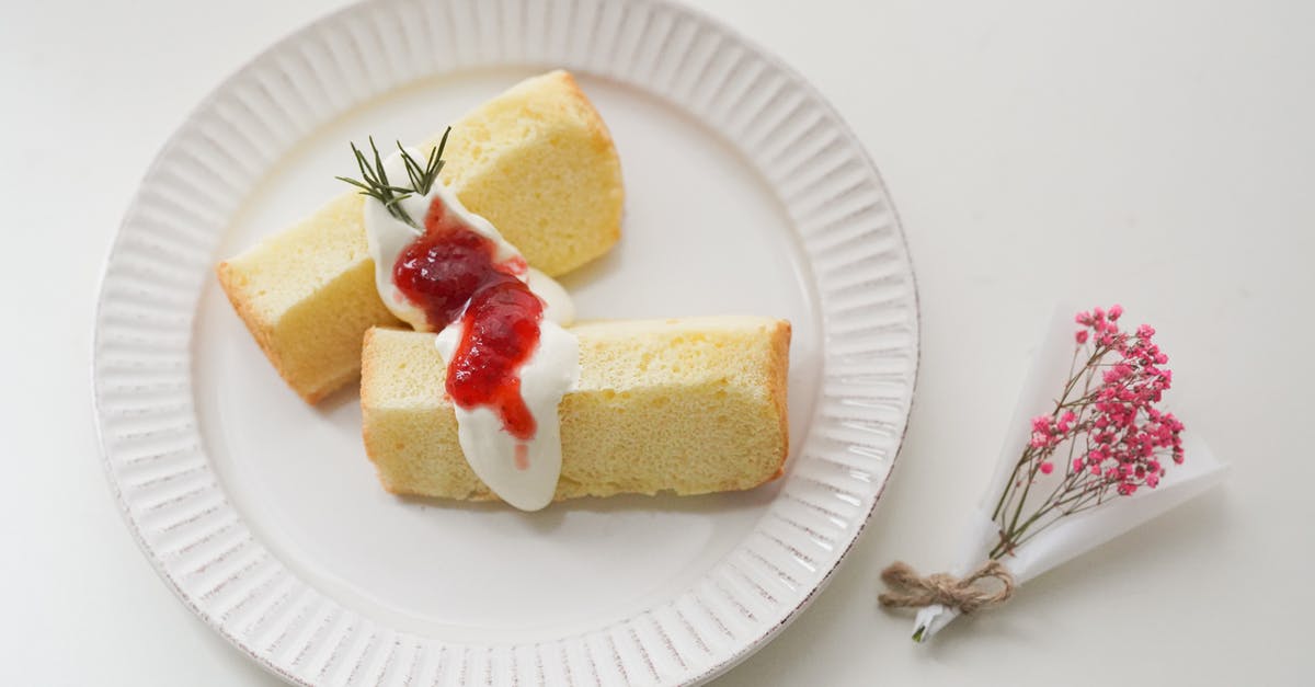 Shelf life of refrigerated cream cheese - unclear best before date - Photo Of Two Slices Of Cake