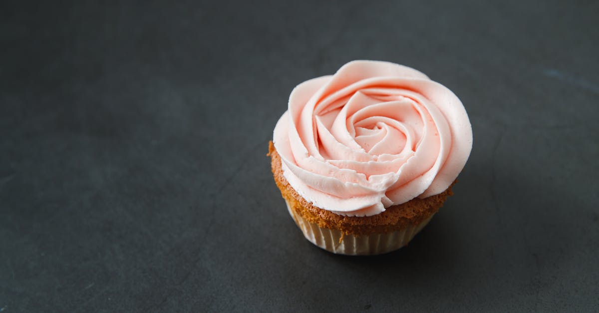 Shortening to Swiss Buttercream [closed] - Close-Up Photo of a Cupcake with Rose Icing