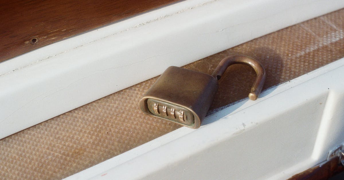 Should I close the vessel while soaking nuts? - Metal lock on deck of boat