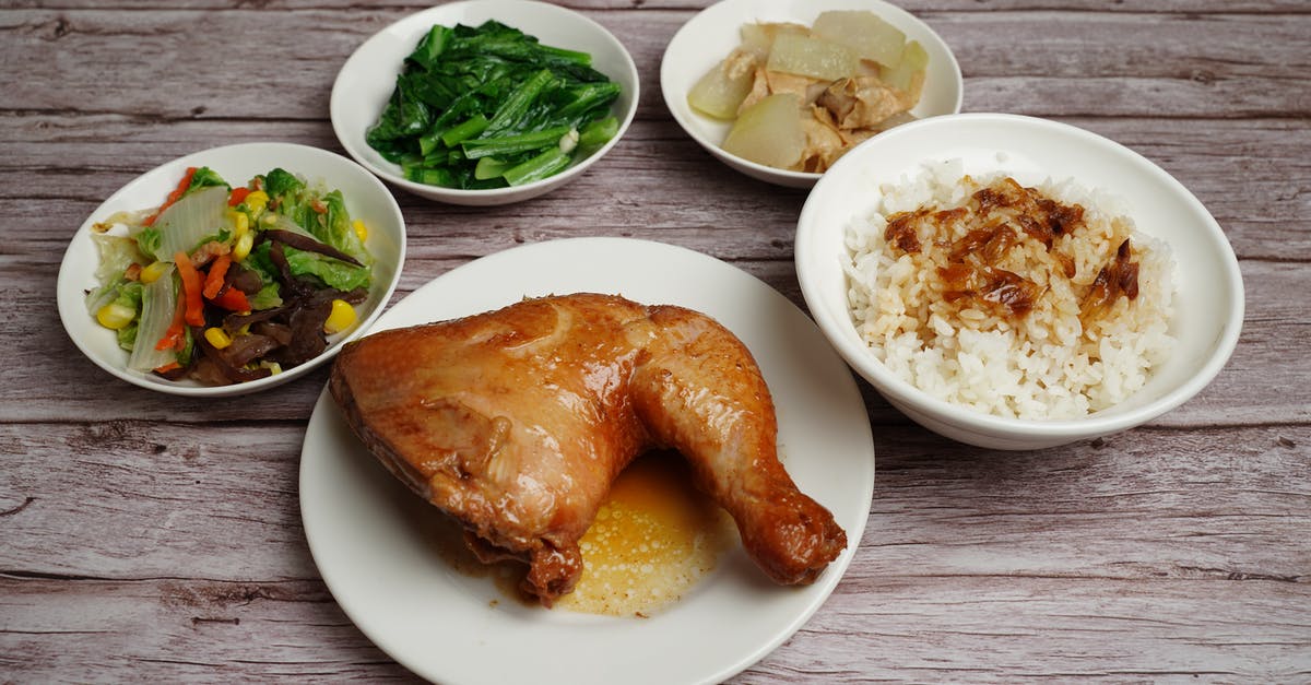 Should I retire my scratched non-stick rice cooker? - Close-Up Shot of a Delicious Chicken 