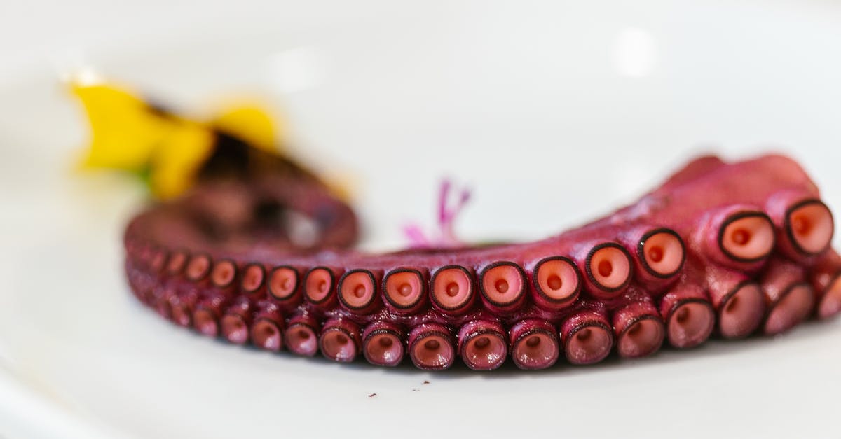 Should octopus be cooked twice? - Octopus Arm Served on White Plate