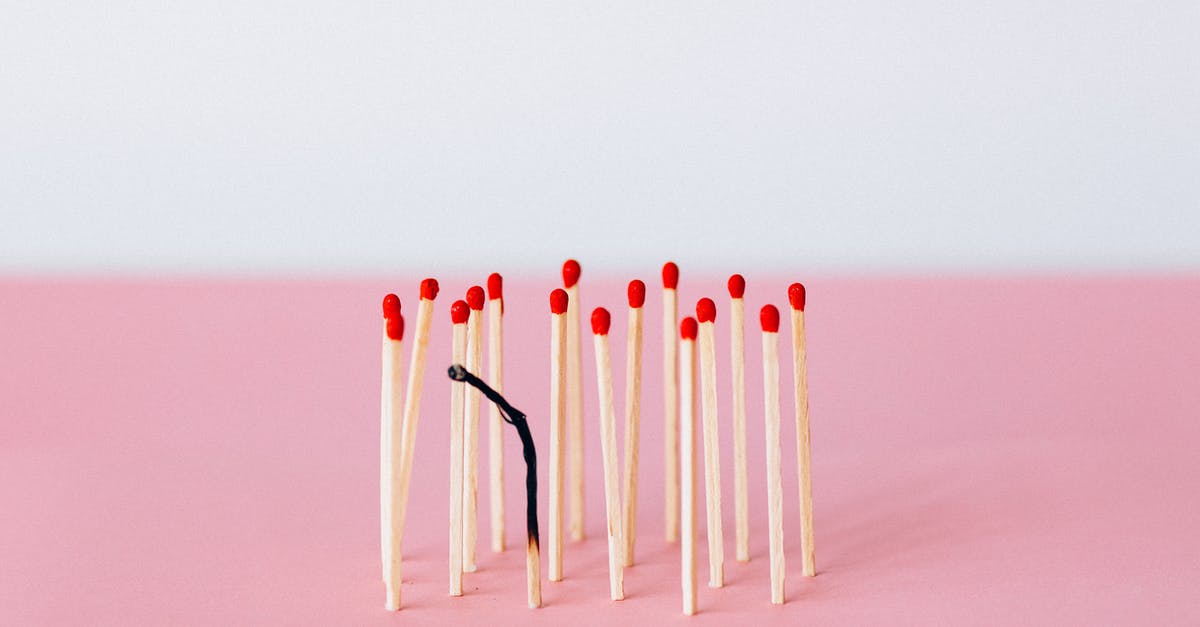 Should patina be burned (wok seasoning) - Matchsticks on Pink Surface