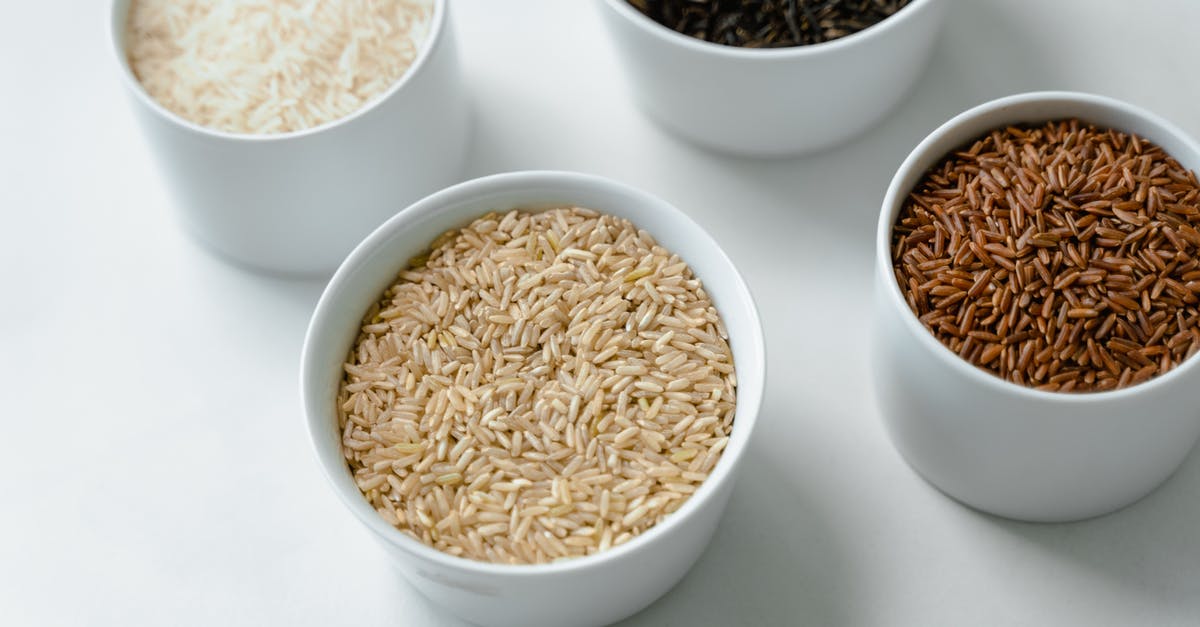 Should rice cooker bowls be refrigerated? - Close-Up of Variety of Rice in Bowls