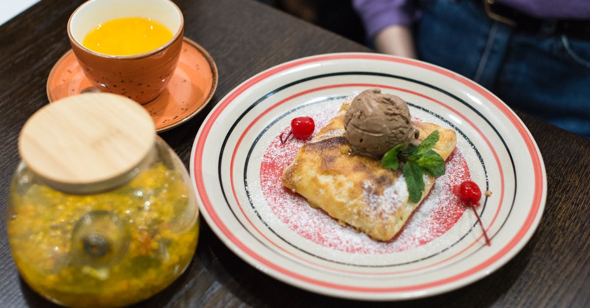 Should the lid be closed when boiling masala tea? - Crêpe with a Scoop of Chocolate Ice Cream and Cherries