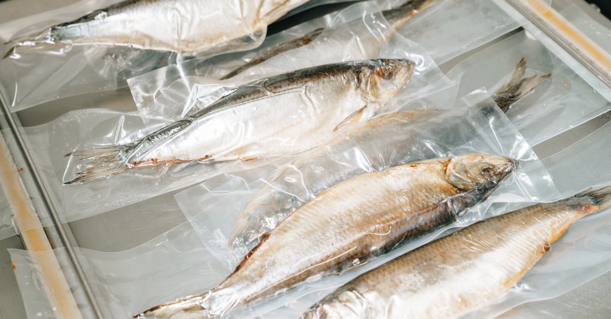 Should vacuum sealed food be exposed to air when thawing? - Fish Preserved in Vacuum Pack Plastic