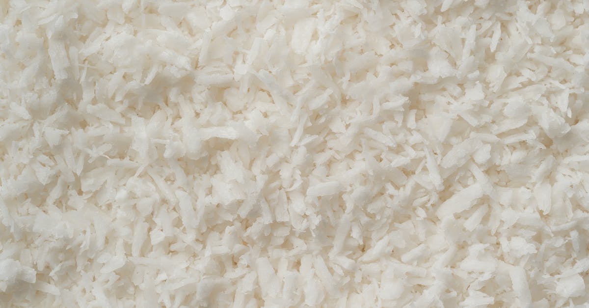Shredded Coconut as a Substitute for...? [closed] - Close-Up Photo of White Coconut Shavings