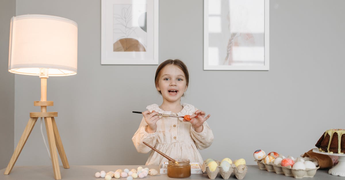 Since when have eggs in the UK said "at home, refrigerate" (and why)? - Little Girl Making Easter Eggs Since when have eggs in the UK said "at home, refrigerate" (and why)? - Little Girl Making Easter Eggs