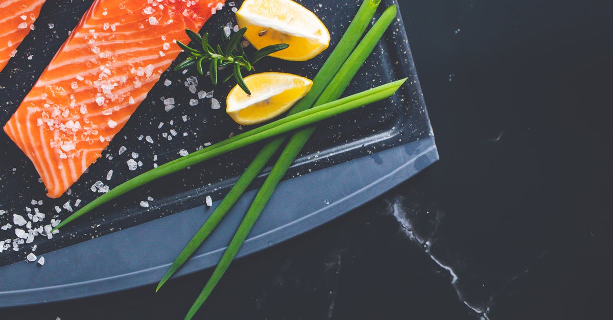 Size of pieces of fish for baking - Lemon Wedges and Herbs