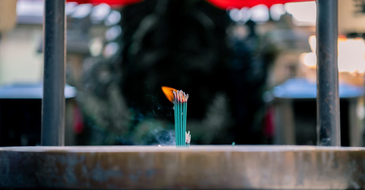 Smell Something Burning. Course of action? - A Burning Incense Sticks