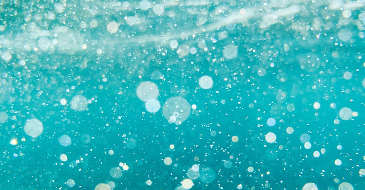 Smoothie - water as base liquid, originally? - Close-up of Water Bubbles Splashing