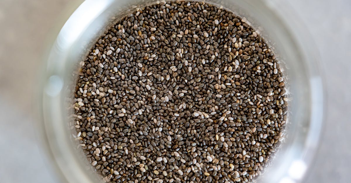 Soaked chia seeds do not swell as expected - A Jar Filled Of Chia Seeds