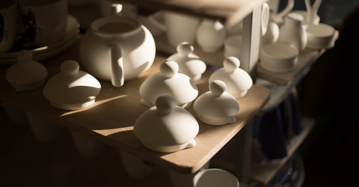 Solder for steamed pudding mold - Photo Of White Ceramic Tea Pot