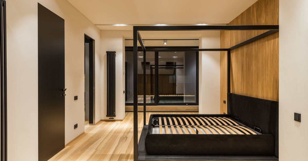 Solution for uneven heating on an electric coil stovetop - Modern bedroom interior with bed frame at home