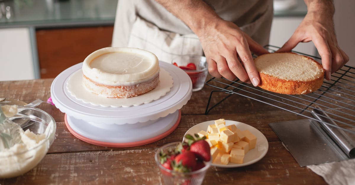 Sponge cake - Why mix milk and butter instead of folding? - Free stock photo of baker, bakery, baking