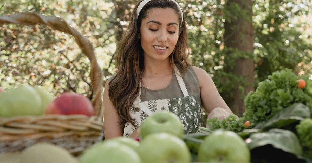 Sponge That Keeps Vegetables Fresh? - Free stock photo of adult, apple, basket