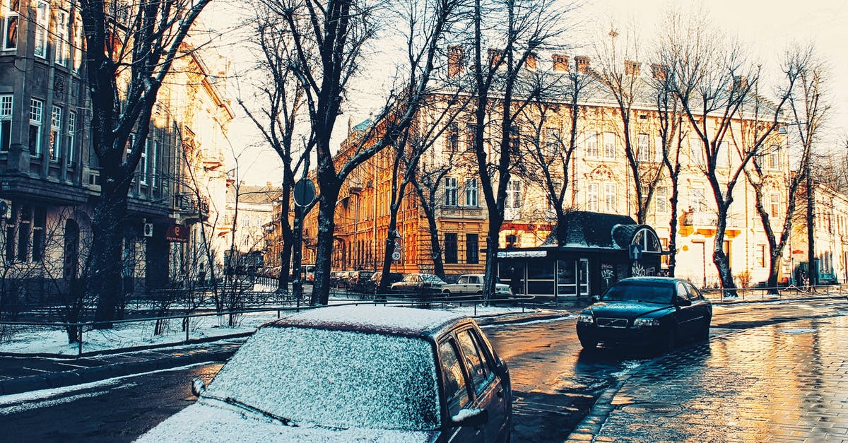 Spring rolls splitting when frozen - Cars parked near paved street and houses