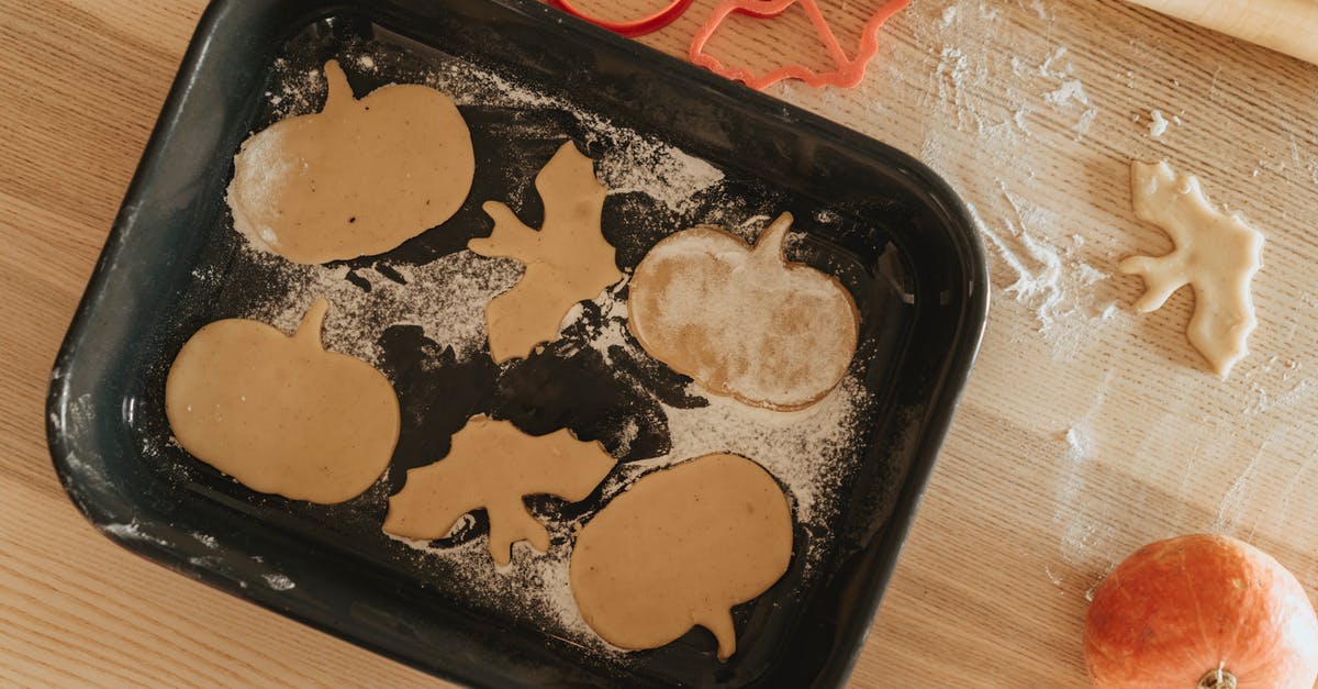 Spritz cookies not sticking to pan when pressed from cookie press - Making Halloween Cookies