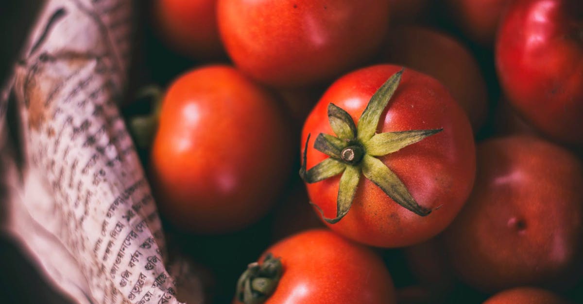 Stem on tomatoes - Bunch of Red Tomatoes