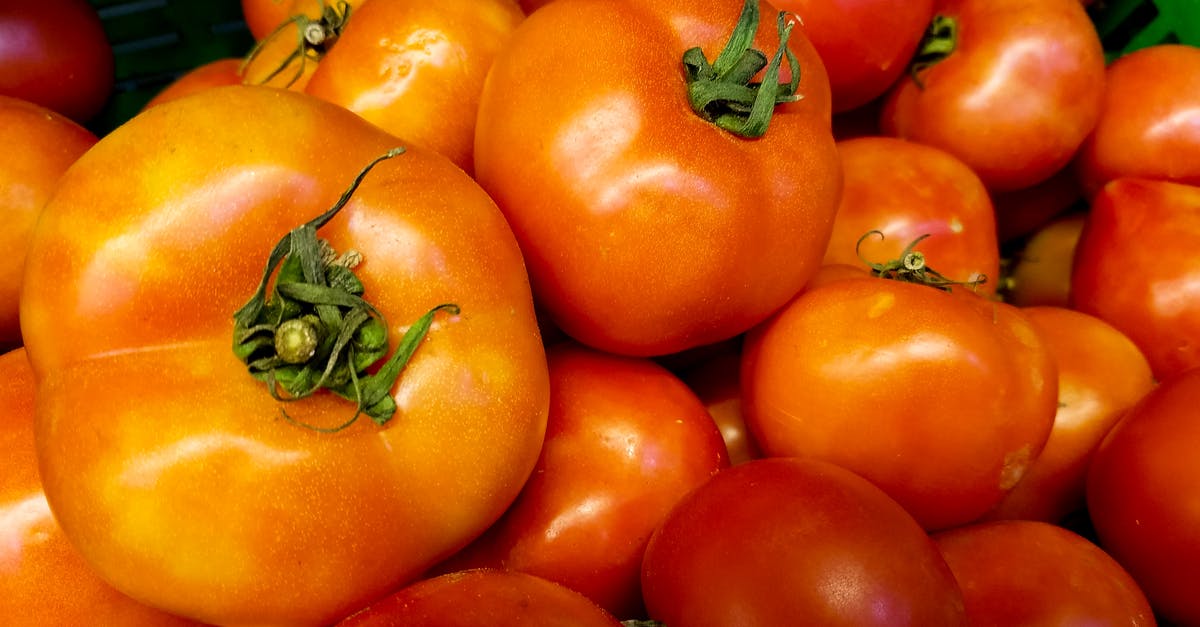 Stem on tomatoes - Red Tomatoes