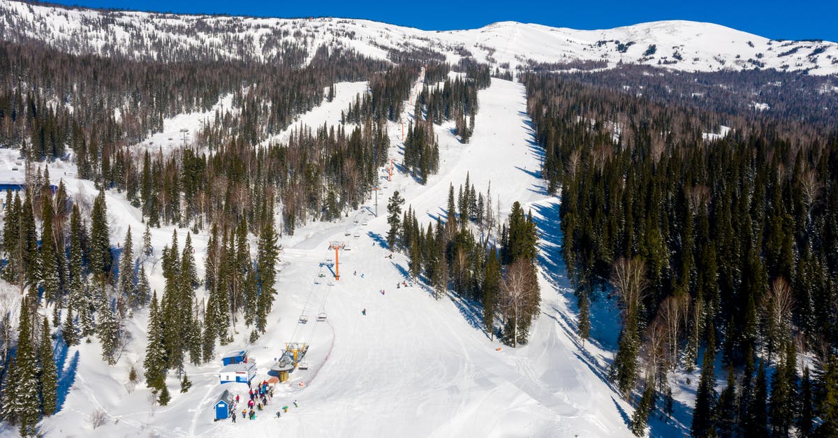 Stews coagulating after freezing - Green and Blue Snow Covered Mountain