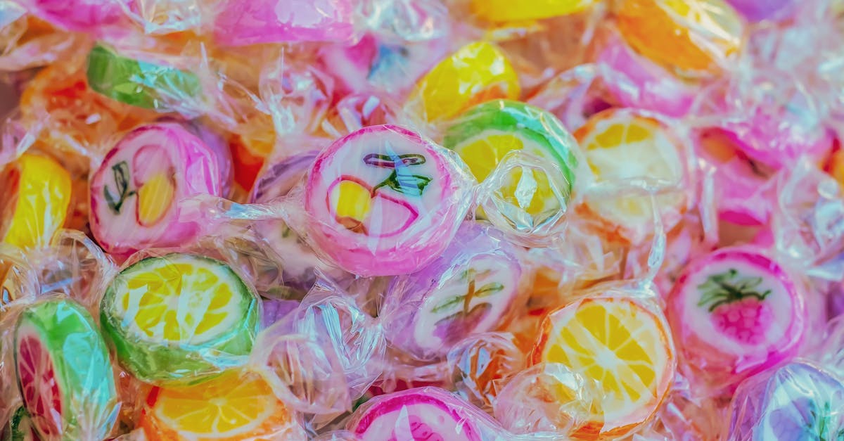 Sticky, tacky texture with less sweetness? - Selective Focus Photography of Candies