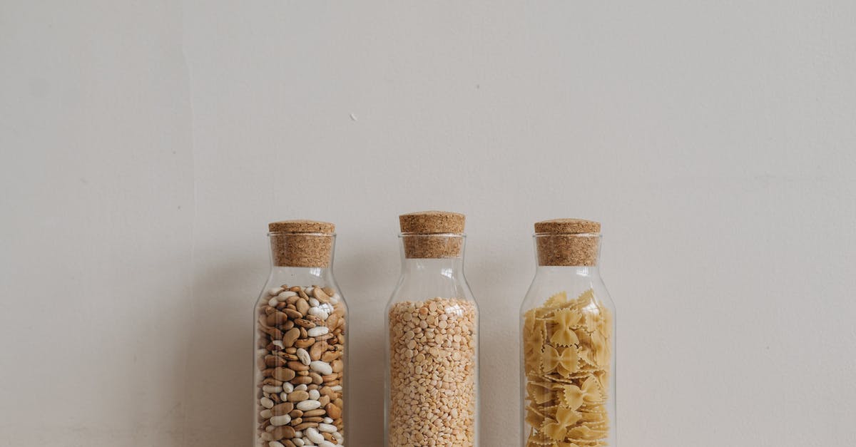 Storing rehydrated beans [duplicate] - Clear Glass Jar With Brown Seeds