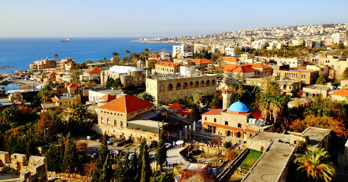 Stretchy Lebanese flatbread? - Aerial View of City Buildings