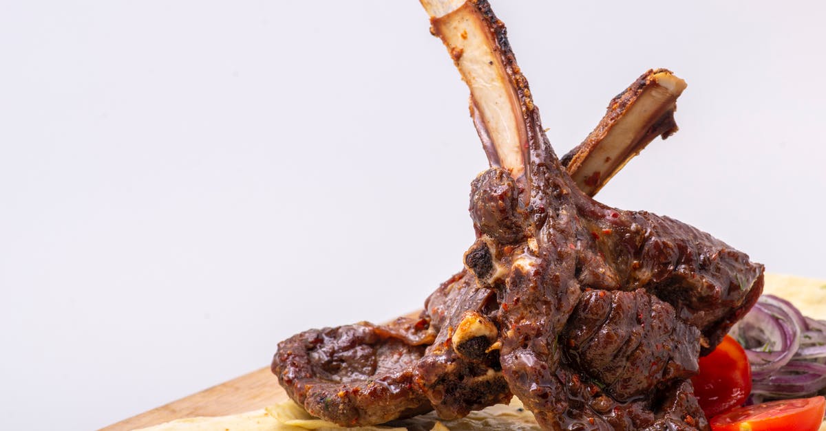 substitute beef for lamb? - Barbecue Lamb Cutlets on a Wooden Board