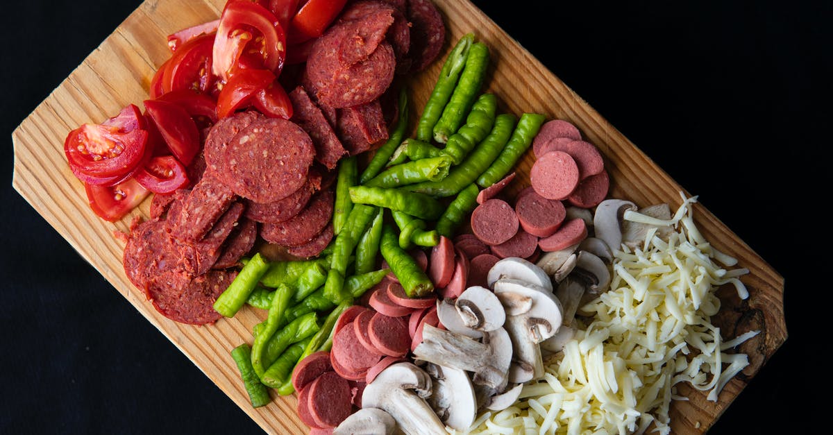 Substitute Cayenne Pepper for Black Pepper - Sliced ingredients on cutting board