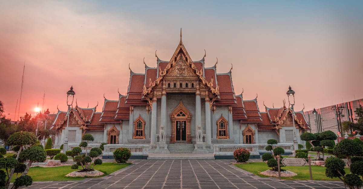 Substitute for chickpeas in Thailand - Wat Benchamabophit Temple in Bangkok, Thailand