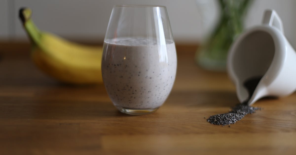 substitute for dairy products? [closed] - Chia Drink in Drinking Glass