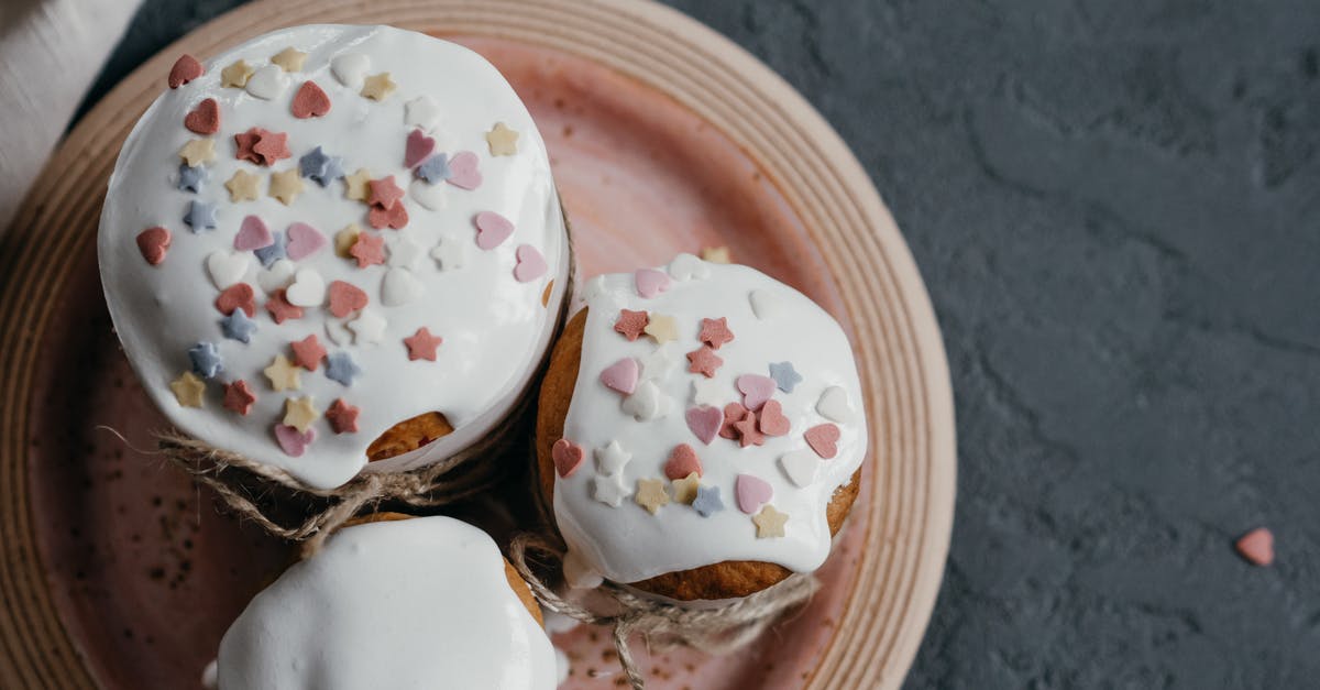 Substitute for Robin Eggs malted milk candy - White and Brown Cupcakes on Pink Plastic Plate