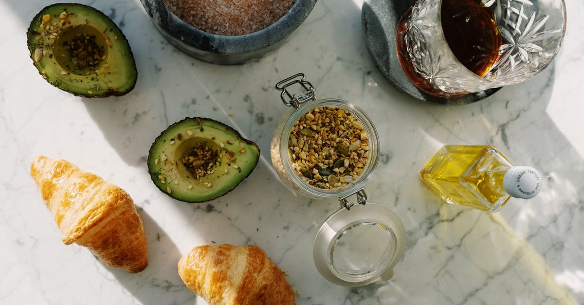 Substitute for sesame oil (sesame allergy) - Sliced Avocado on Marble Table