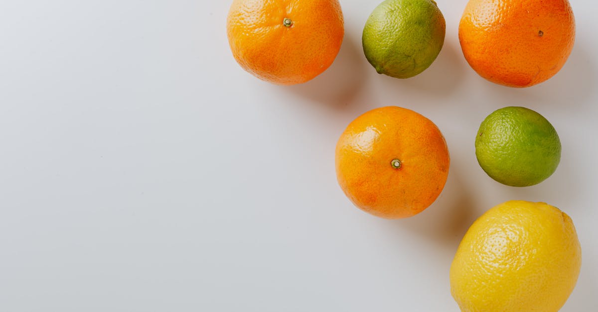 Substituting meyer lemons for sour oranges - Photo Of Orange Beside Lemon