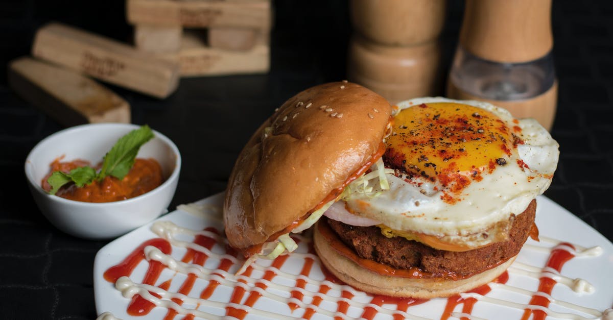 Substitution for egg to bind hamburger mince - Cooked Burger On Plate