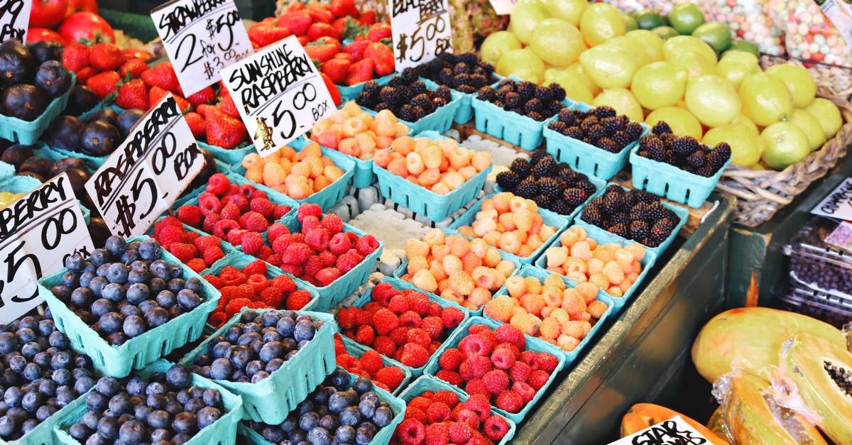 Super tiny bugs in store bought raspberries - Fruit Market