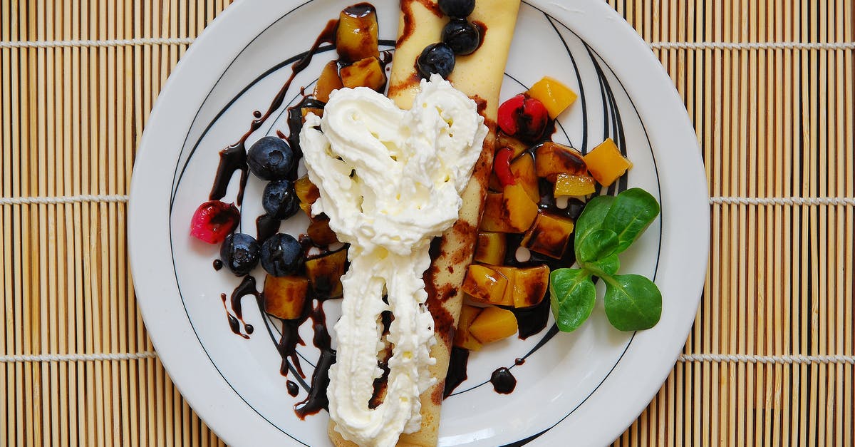 Swedish/Finnish dinner pancakes - Pancake With Blueberries