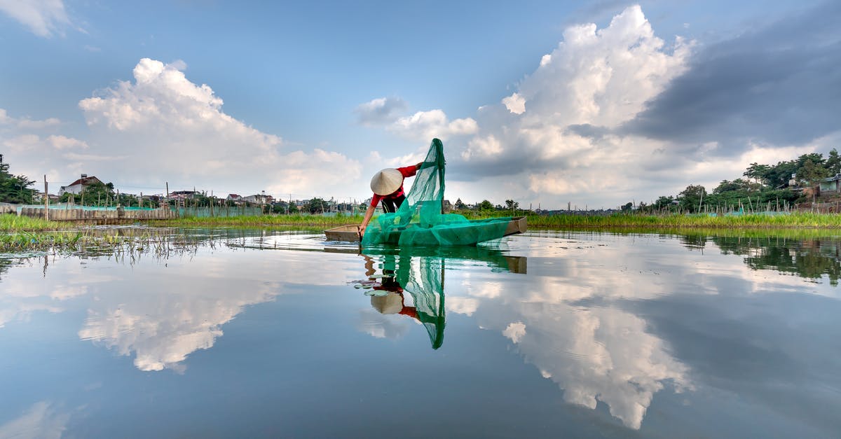 Tamago-su preparation - Woman in Green Dress on Body of Water