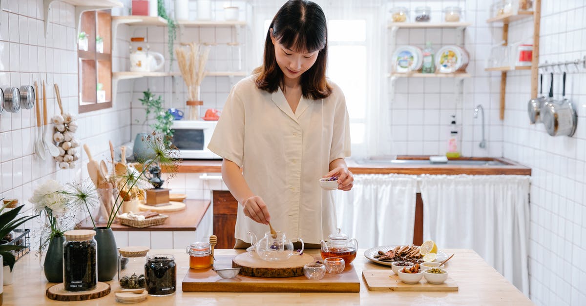 Tea temperature for preparation - Woman Making Tea