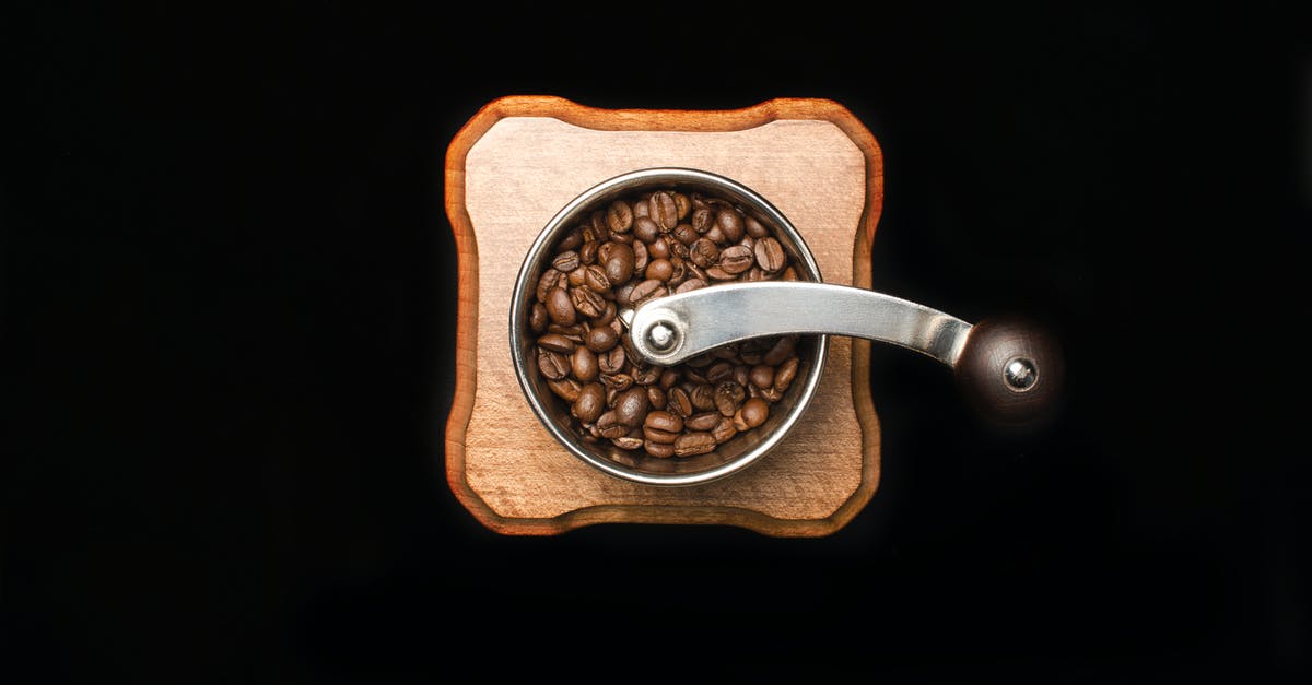 Technical name for a manual food processor - Brown Coffee Beans