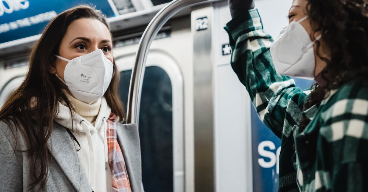 Teflon-coated pans: are they ever dishwasher-safe? - Content diverse female friends wearing outerwear in protective masks riding in subway train together during pandemic while commuting in metro