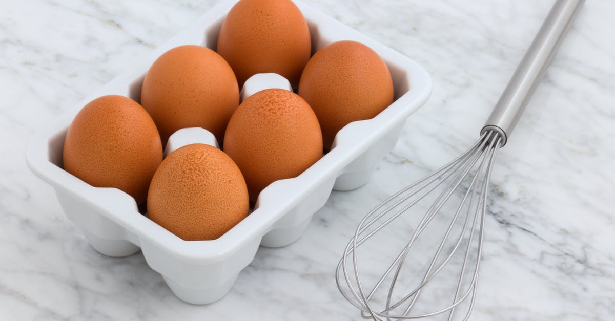 Testing For Salmonella in raw eggs - Six Organic Eggs and Whisk