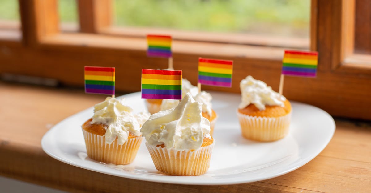 Thickness of ready-to-roll icing - Cupcakes with Rainbow Flags