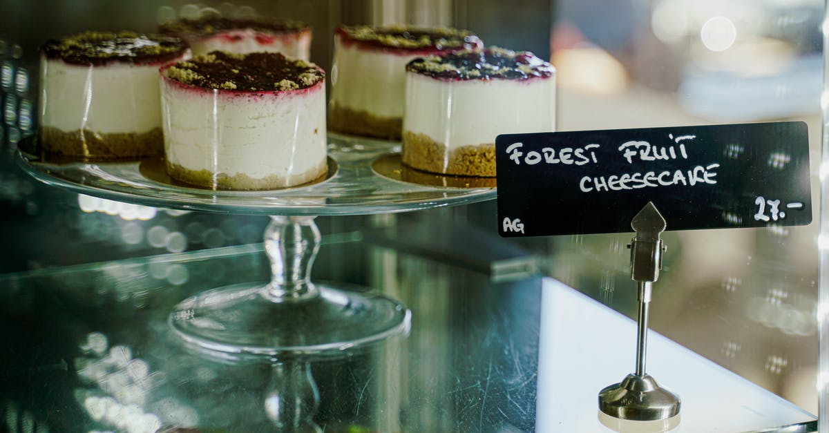 Time and Temperature to bake small fruit cakes - White and Brown Cake on Clear Glass Cake Stand