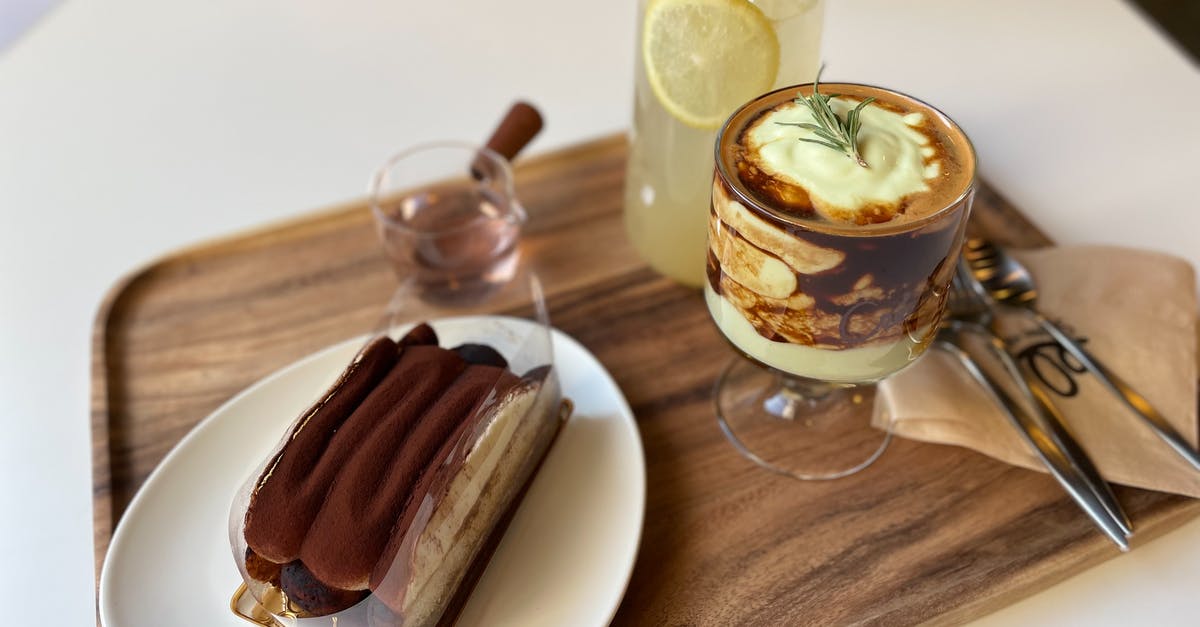 Tiramisu tips tricks and variants [closed] - Clear Glass Cup With Ice Cream on Brown Wooden Table