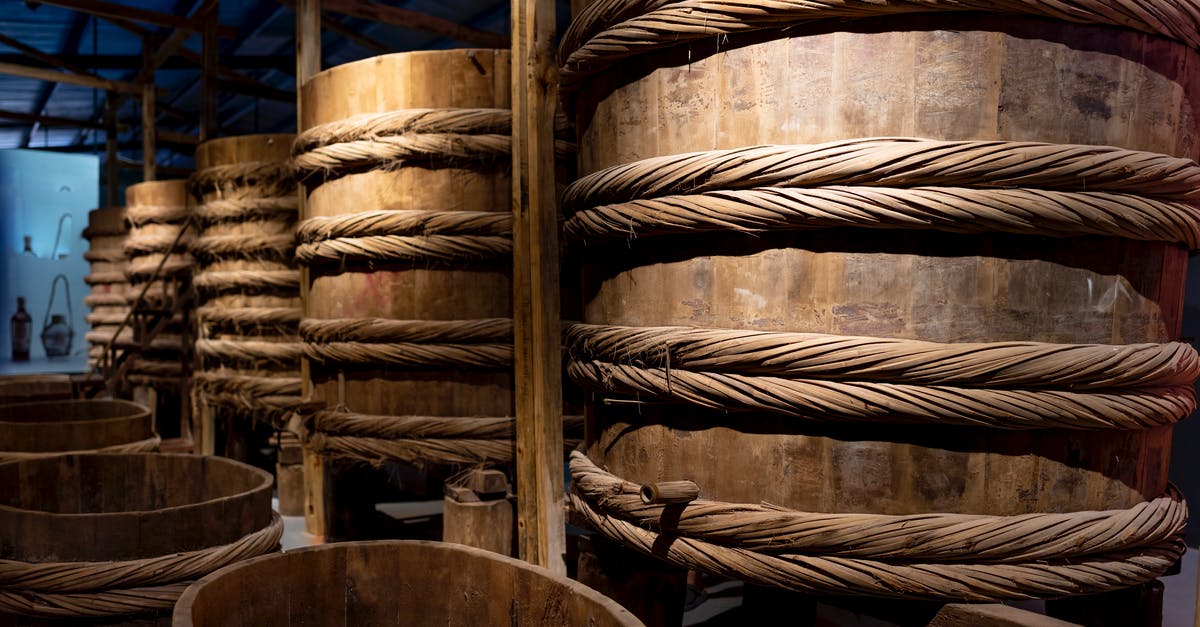 To slow down the fermentation process of a food in a can - Wooden barrels for producing fish sauce