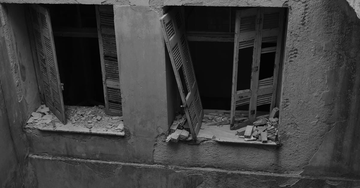 To what extent is curcumin destroyed by boiling? - Close-up of Destroyed Windows in an Abandoned Building 